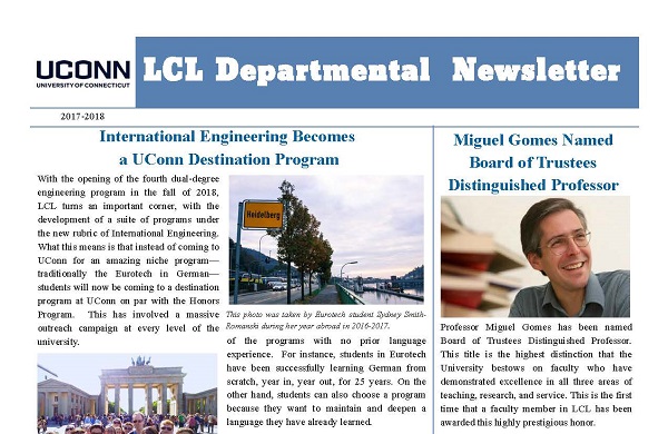 2017-2018LCL Department Newsletter